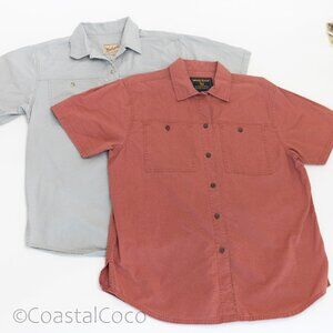 BUNDLE Vintage Woolrich Women's L Cotton Button Shirts Bundle Outdoor Workwear